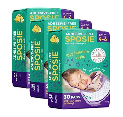 Sposie Diaper Booster Pads - Diaper Pads Inserts Overnight, Cloth Diaper Inse...