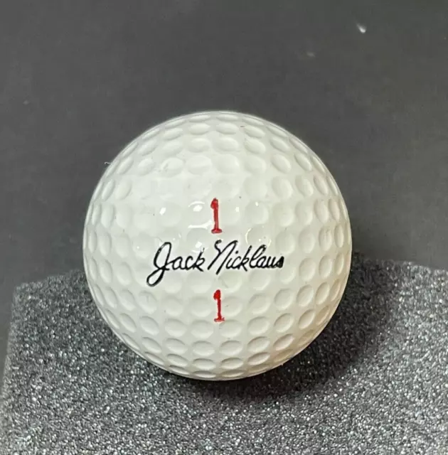 VINTAGE SIGNATURE JACK Nicklaus MacGregor Display Golf Ball #1 ...