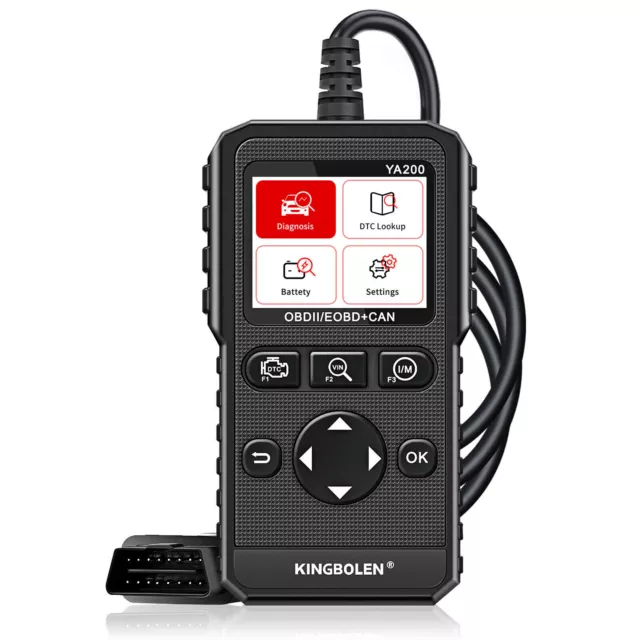 KINGBOLEN YA200 Car OBD2 Scan Tool Engine Fault Diagnostic Scanner Code Reader