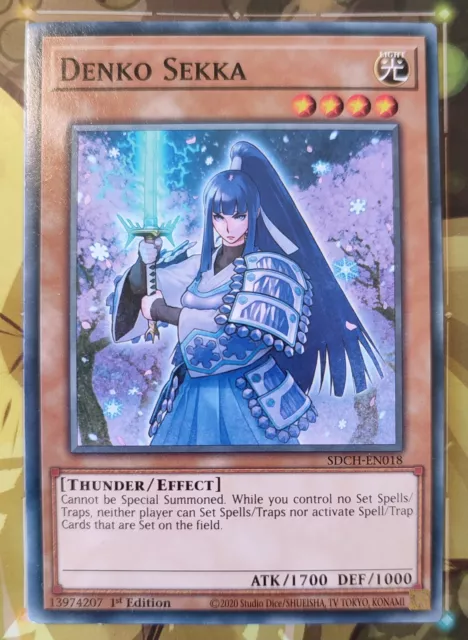 Yugioh - Denko Sekka (SDCH-EN018) - Common NM