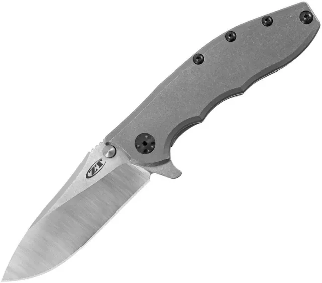Zero Tolerance Hinderer Slicer Framelock Knife SW Ti Handle Plain 20CV 0562TI