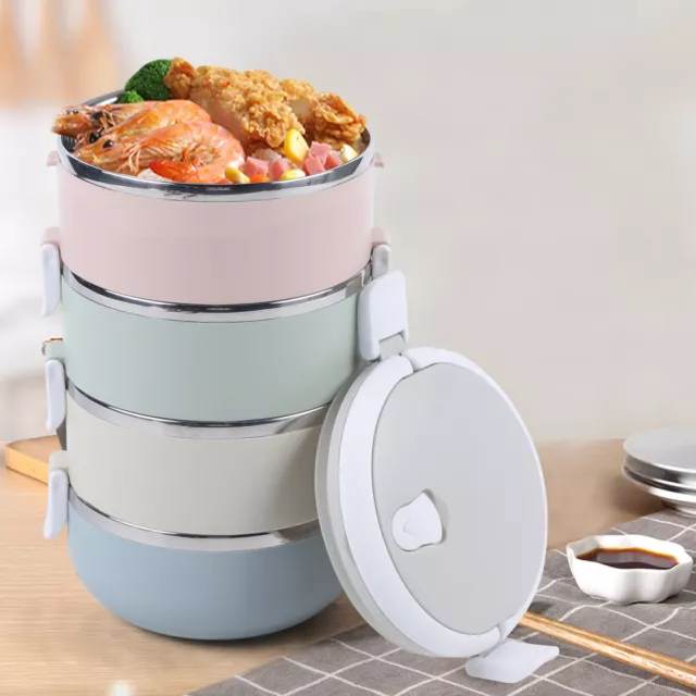 2800 ml caja de almuerzo térmica recipiente de pan recipiente de comida termo recipiente aislante recipiente