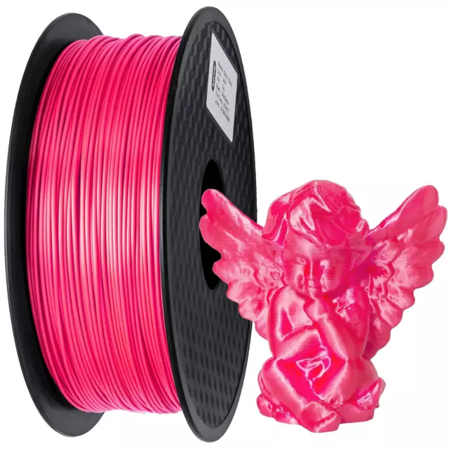 PLA Filament 1,75 mm Seide, Geeetech 3D Drucker PLA Filament, 1,75 mm, 1 kg pro Pink