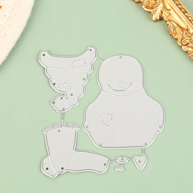 Santa Claus Metal Cutting Dies Stencils Embossing Die Mold Decoration Tools*e*