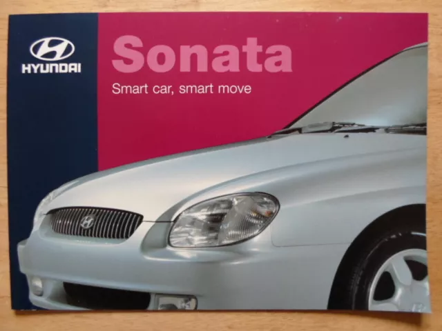 HYUNDAI SONATA orig 1999 UK Mkt Sales Brochure