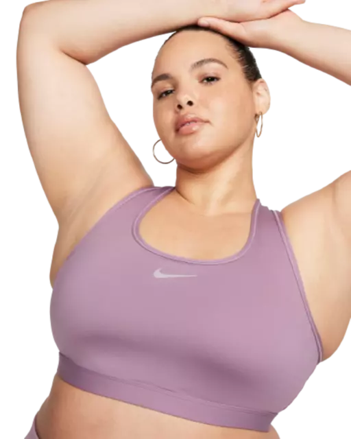 Nike Performance BRA - Medium support sports bra - violet dust