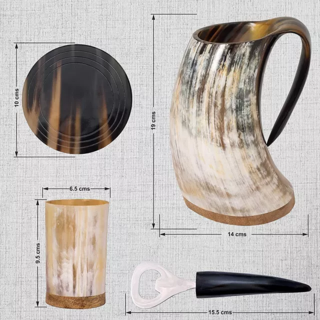 NEW Viking Drinking Horn Cup Beer Mug Men Women GIFTS Christmas Xmas Birthday AU 2