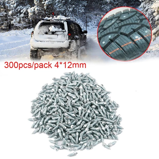Borchia pneumatici resistente all'abrasione 12 mm 300 pz biciclette antiscivolo in acciaio al tungsteno