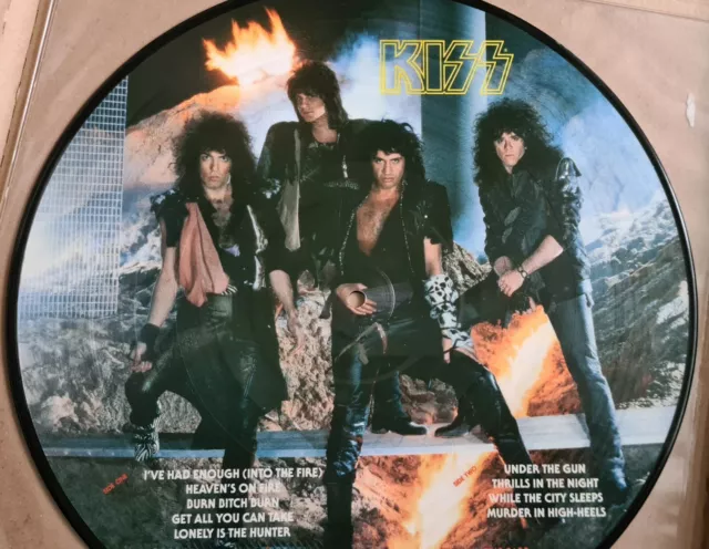 Kiss Animalize 1986 Limited Picture Disc - Vinyl Record - First Pressing! 3