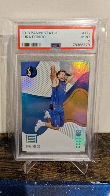 2018-19 PANINI STATUS Luka Doncic Rookie Rc #172 Psa 9