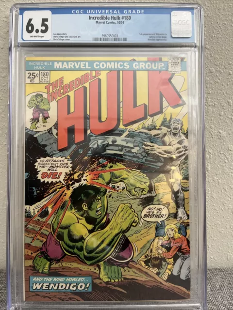 Incredible Hulk 180 CGC 6.5 - 1st Wolverine Cameo. ***NO RESERVE***