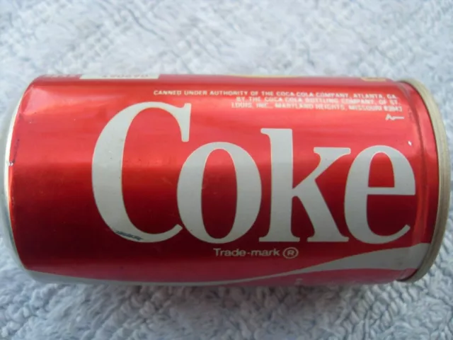 Vintage COCA-COLA 12 oz. Soda Can Donation can 1983 St. Louis, Olympics themed