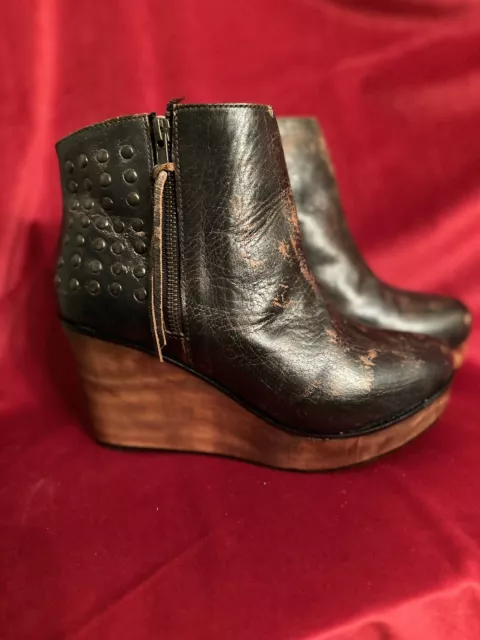 Bed Stu Ghent wedge booties size 9. Excellent/Barely used condition