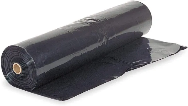 Poly Cover - 10 Mil Black Plastic Sheeting