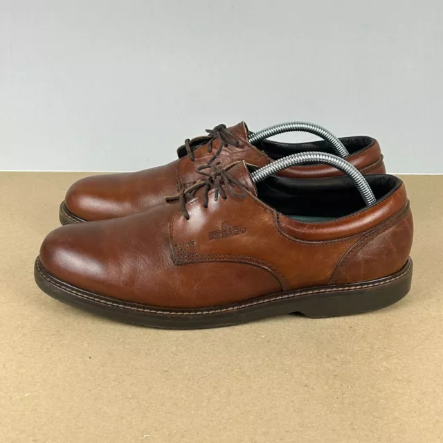 SEBAGO LEATHER OXFORD Lace Up Shoes Mens 11 Brown Low Top Comfort $39. ...