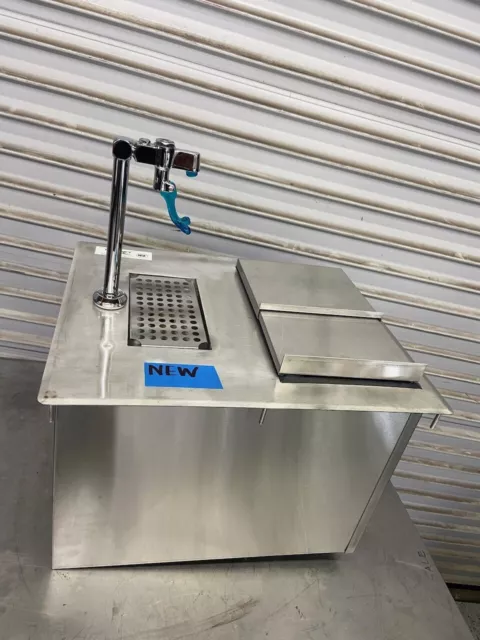 NEW Drop In Ice Bin & Water Filler Station Faucet NSF Regency 600DIWIB2118 #7565