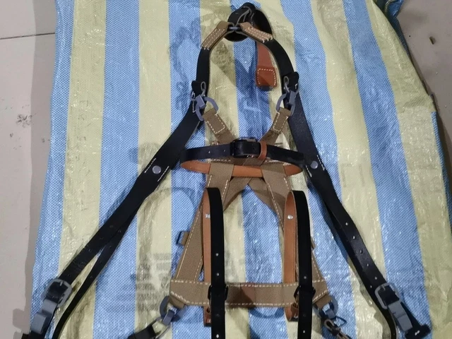 WW2 German Y Strap Combat KNAPSACK EQUIPMENT A-FRAME Loading Bearing Rope