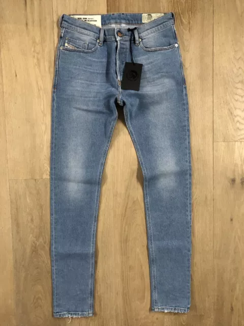 DIESEL Tepphar-X Slim Carrot Stonewash Blue Jeans, Size 29 (~ W30 L33)