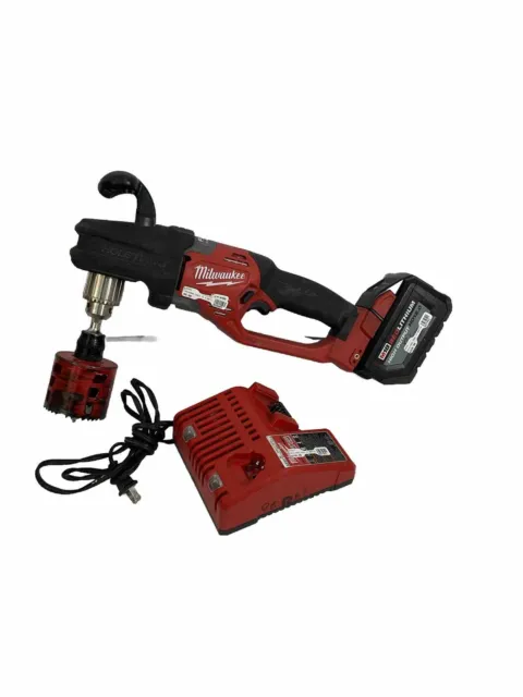 Milwaukee 2807-20 M18 FUEL Hole Hawg 1/2" Right Angle Drill WITH BATTERY CHARGER
