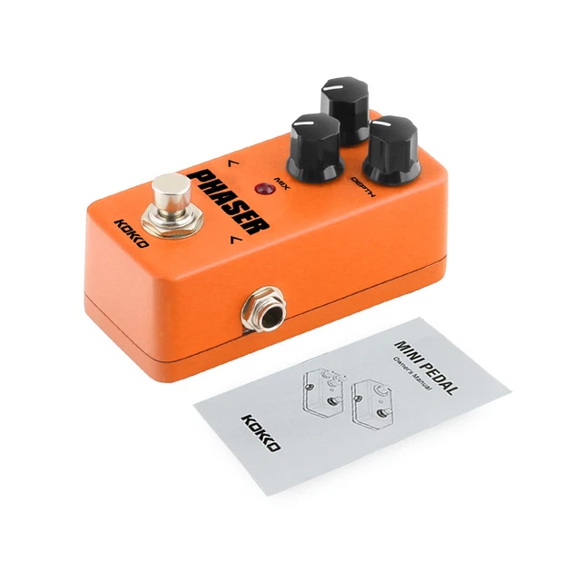 KOKKO FPH2 PHASER Electric Guitar Effect Pedal Portable Guitar Effector P3V6
