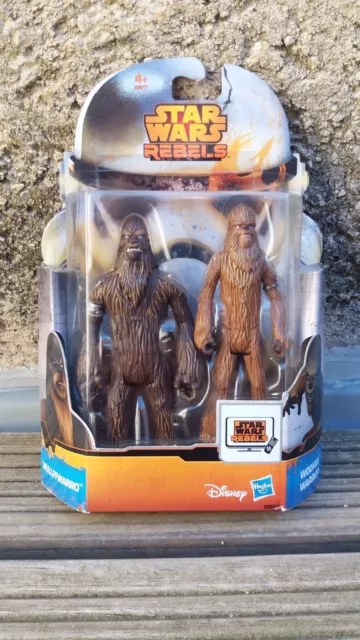 Star Wars Wullffwarro + Wookie Warrior Rebels Hasbro 3,75"