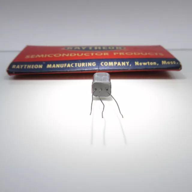 NOS Raytheon CK722 Germanium PNP Transistor  - Tested - Silver Casing Version 3