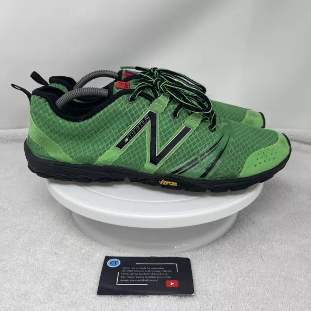 New Balance Mens Minimus 20 V2 MT20PG2 Green Running Shoes Size 10.5 Minimalist