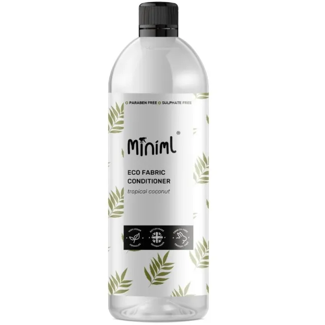 MINIML Eco-Friendly Fabric Conditioner Tropical Coconut 750ml Flip Lid