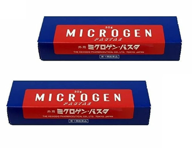 JUEGO DE CREMA DE CRECIMIENTO DE VELLO CORPORAL MICROGEN PASTAE 30 g × 2 para cejas barba cabello pecho