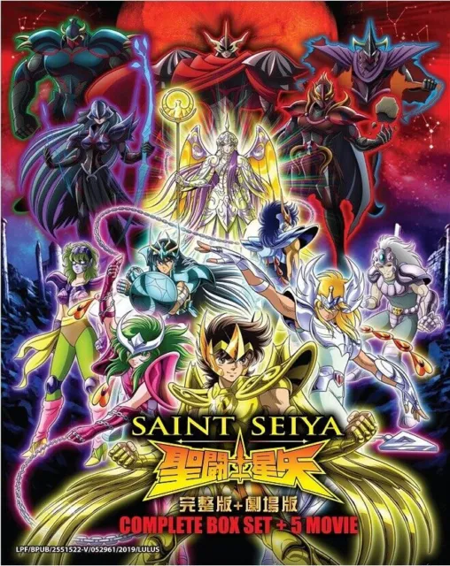 DVD Anime SAINT SEIYA (2019) Complete Boxset + 5 Movie +Series English Subtitle