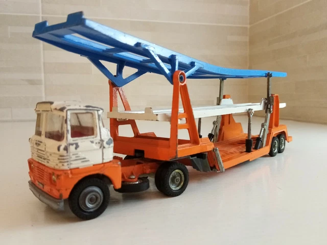 当時物 CORGI CARRIMORE TRIDECK 3段積トレーラー 管18