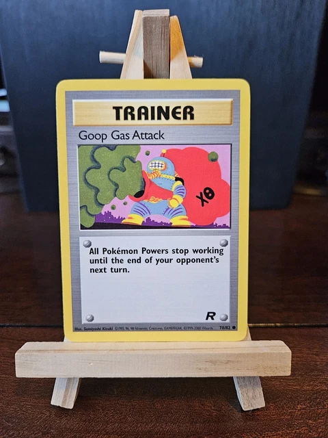 Pokémon TCG Goop Gas Attack Team Rocket 78/82 Regular Unlimited Common