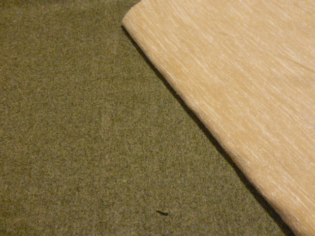 Tissu Vintage Tergal Lie De Vin - 140cm De Large X 120cm De Haut, Réf A28