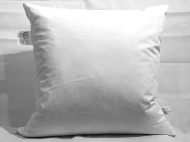 1 x 10" x 10" Extra Filled Duck Feather Cushions Cotton Soft