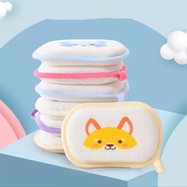 Cartoon Baby Towel Scrubber Baby Shower Sponge Cute Cleaning Towel