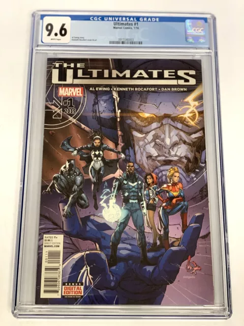 Ultimates (vol.2) #1 CGC 9.6 WP Modern Age 2016! 1st Ayo (Wakanda Forever) MCU🔑