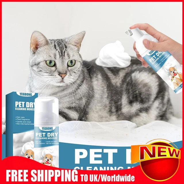 60 ml schiuma detergente senza risciacquo gel doccia piccoli animali schiuma anidra forniture per animali domestici