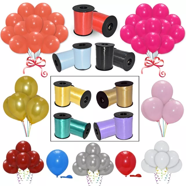 30 -100 Latex LARGE Helium Good Quality for Party Birthday Wedding Balloons