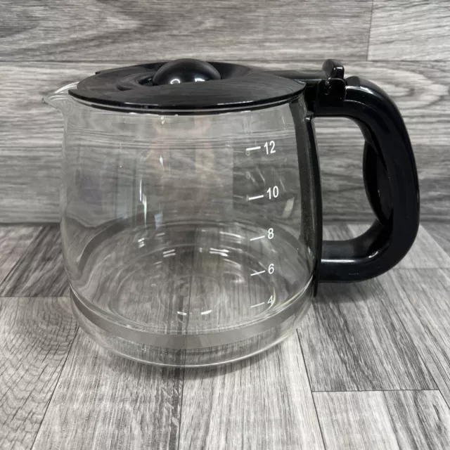 Gevalia 12 Cup Replacement Glass Coffee Carafe Pot In Black CM500 Decanter