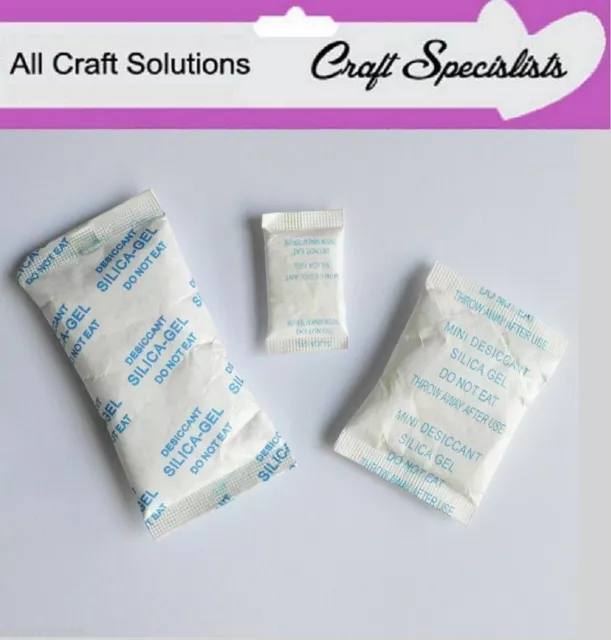 Silica Gel Sachets / Dessicant / Pouches All Sizes & Quantities - Top Quality