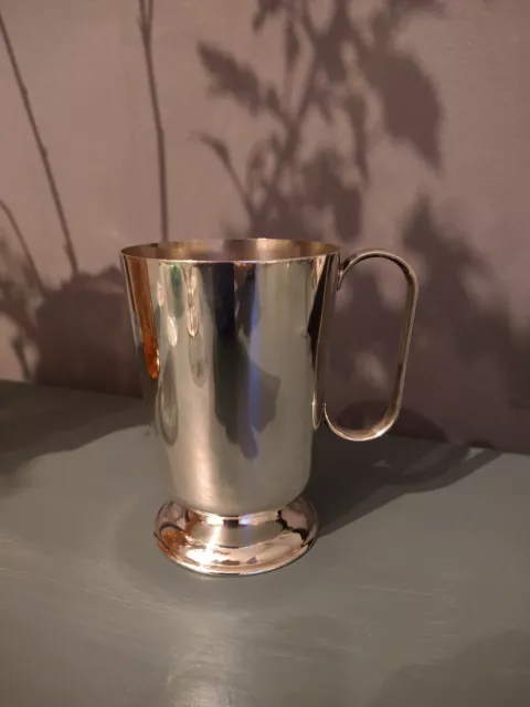 Antique Silver Plated Victorian 1 Pint Tankard - Henry Bourne