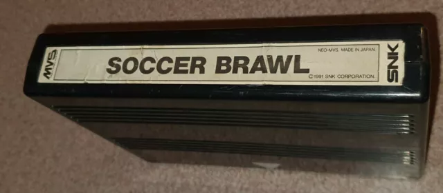 Soccer Brawl Snk Mvs Neo Geo Game Cartridge. All Original.