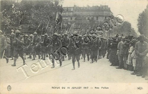 Francia - Parigi, parata militare del 14 luglio - 1917