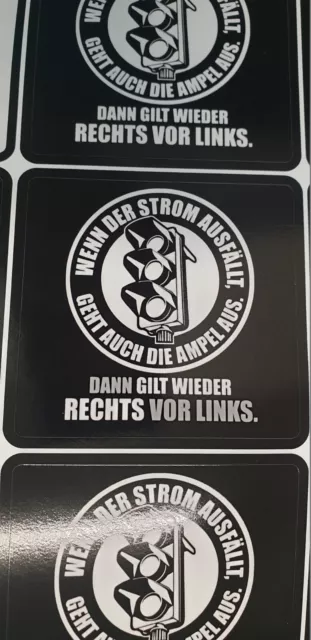 10 X AUFKLEBER NICHT MEINE REGIERUNG Sticker Folie Ampel Demo Meinung Nr.  7505-5 EUR 12,20 - PicClick DE