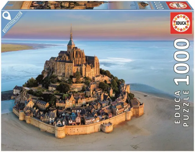 Educa - Mont Saint-Michel 1000 Teile Puzzle