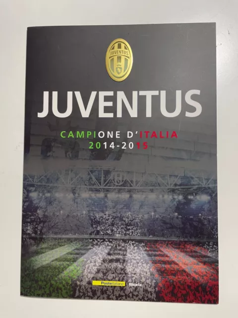 2015 Folder Filatelico Juve Juventus Campione d'Italia Calcio 2014/15