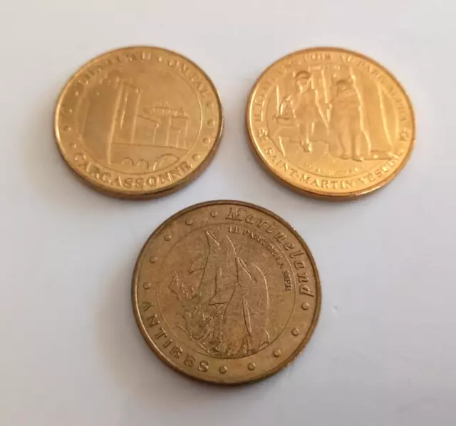 Lot 3 Medailles Monnaie De Paris Ref74753