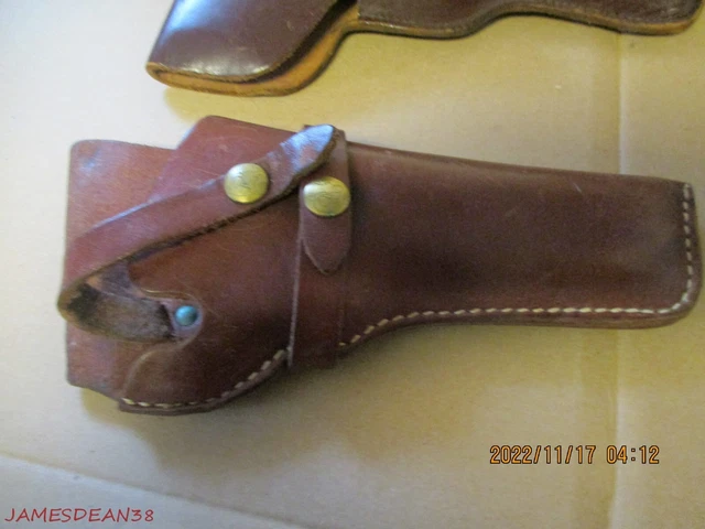 VINTAGE BLACK SHEEP Brand Model 4418 Brown Leather Holster, RH