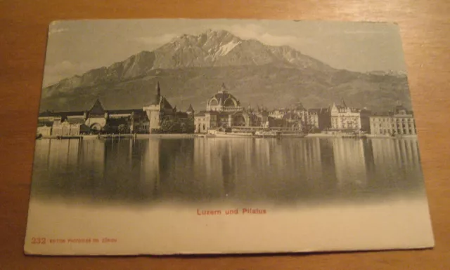 Luzern Und Pilatus Switzerland Postcard