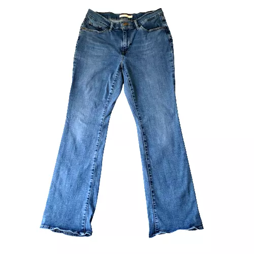 Levis Strauss Co Womens Jeans 29 Classic Boot Cut Blue Medium Wash Denim Stretch